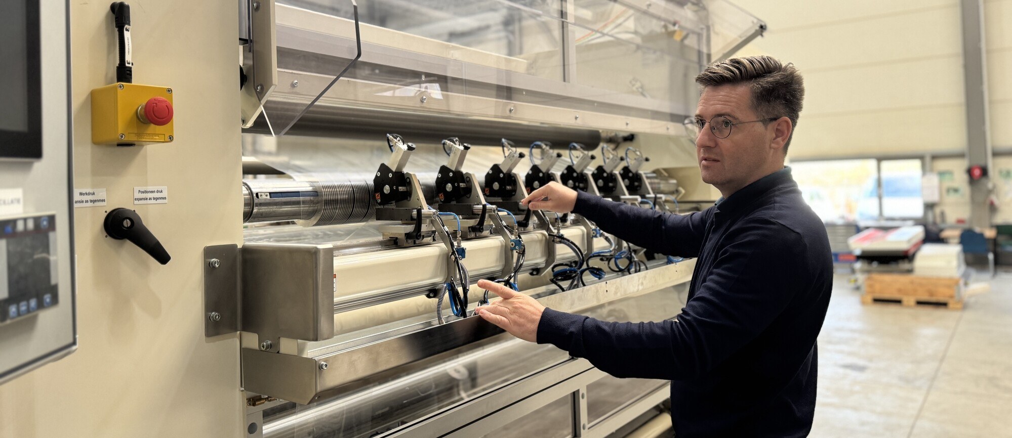 Arthur stellt die Anlage ein